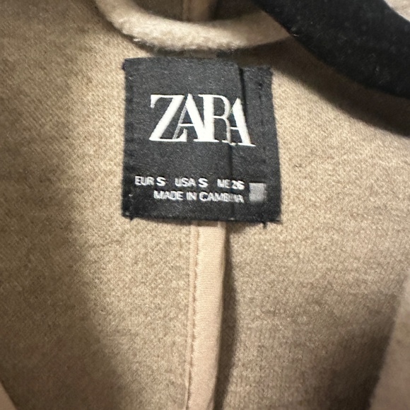 Zara soft jacket with tie waist - Picture 3 of 3
